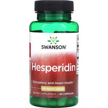 Swanson (Özelsporcugıdaların'dan !!)  Hesperıdın, 500MG, 60 Capsul.abd Menşei.