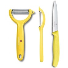 FourForce Sarı Soyacak Bıçak Seti 3'lü