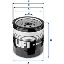 Ufi Depomix Yağ Filtresi Fiesta 1.8di-Focus 1.8tdci-1.8di/tddi-1.8t-Connect 1.8di-1.8tdci-1.8tdi-Transit 2.5tdi