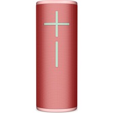 FourForce Ears Boom 4 Taşınabilir Su Geçirmez Bluetooth Hoparlör, 360 Derece, Güçlü, Sürükleyici, Kristal Netliğinde Ses, 15 Saatlik Pil Ömürlü ve 45M Kullanım Mesafeli Batmaz Hopalör, Pembe