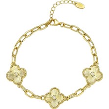 Sense of Atelier Trio Clover Yonca Bileklik