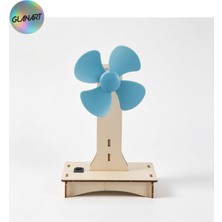 Glanart Robotik Kendin Yap Elektrikli Fan  Yapım Seti Çocuklar Için