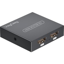 FourForce 30Hz 1 Giriş 2 Çıkış HDMI Splitter Görüntü Ayırıcı Bölücü Adaptör