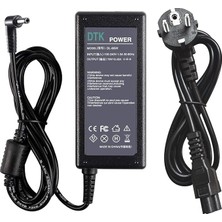FourForce Şarj Cihazı 19V 3,42A 65W Notebook Laptop Şarj Kablosu Ac Toshiba Lenovo Medion Fiş Için: 【5,5 x 2,5mm】 Taşınabilir Bilgisayar Için Şarj Cihazı Güç Kaynağı Pil Güç Kaynağı