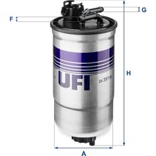 Ufi Depomix Yakit Filtresi Punto-Leon-Toledo Ii-Octia-Bora-Golf Iv-Passat-Lt 28-35-Lt 28-46 1.9 Tdi Oe