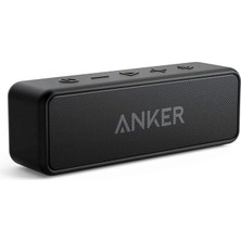 FourForce By Anker, Soundcore 2 Bluetooth Hoparlör - 12W Stereo Ses - Ipx7 Suya Dayanıklılık - 24 Saate Varan Şarj - Siyah - A3105