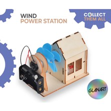 Glanart Robotik Kendin Yap Rüzgar Enerjisi Istasyonu Yapım Seti Çocuklar Için