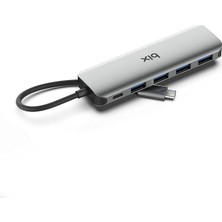 FourForce BX07HB Type-C Pd 4 Portlu USB 3.0 Dönüştürücü Hub Çoklayıcı Adaptör