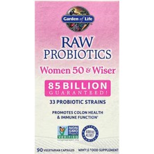 Garden Of Life, Raw Probiotics, Women 50 & Wiser, 90 Vegetarian Capsules.