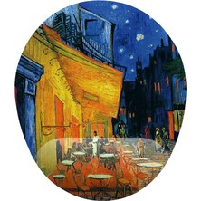 FourForce Gogh Cafe De Terrace Bilek Destekli Mouse Pad