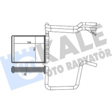 Kale Depomix Kalorifer Ford C-Max-Focus Iii-Transit-Tourneo Connect Heater Core