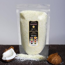 FourForce Bitkisel Hindistan Cevizi Iri Taneli Rende 500 gr - Yağı Alınmamış Tam Yağlı