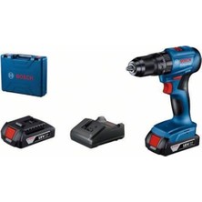 FourForce Professional Gsb 185-LI Akülü Darbeli Delme Vidalama Makinesi (18 Volt, 2 x 2,0 Ah Akü, Şarj Cihazı, Yumuşak/sert Tork: 21/50 Nm; Plastik Çanta)