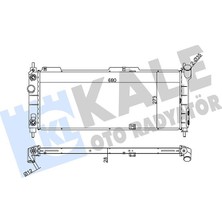 Kale Depomix Su Radyatörü Opel Corsa B-Combo-Tigra 1.2i 1.4i 1.6i 16V 93 At Ac Brazing 680X273X28