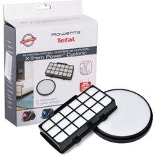 FourForce Hepa Filtre Seti Rowenta Row RO6954 Ea X-Trem Power Cyclonic Parquet ile Uyumlu