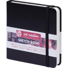 FourForce Art Creation Talens Artcreatıon Eskiz Bloğu 140 gr 12 x 12 cm Siyah