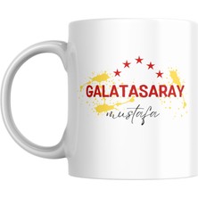 Myworldorganization Galatasaray Taraftar Kupa Bardağı, Kişiye Özel Isimli Tasarım Kupa 5 Yıldızlı