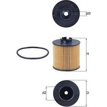 Mahle Depomix Yağ Filtresi Caddy Iii 04- -Golf Iv 00-06 -Polo-Bora-Cordoba-Leon-Toledo-Ibiza 1.4 16V-1.6 16V