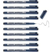 Esranın Dünyası Teknik Çizim Kalemi Seti | 0,3 mm Çizgi Genişliği | 10'lu Siyah Kalem