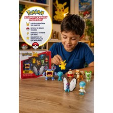 Toyfest Pokemon 8’li Figür Seti Battle Ready Pikachu Butterfree Wooper Quaxly 25,5X6X20 cm