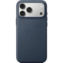 Iphone 17 Pro (6.3 Inç) Uyumlu Magsafe Özellikli Woven Dokuma Kumaş Kılıf Özel Kutulu