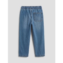 LC Waikiki Indigo Beli Lastikli Erkek Çocuk Jean Pantolon