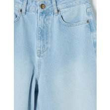 LC Waikiki Mavi Wideleg Kadın Jean Pantolon
