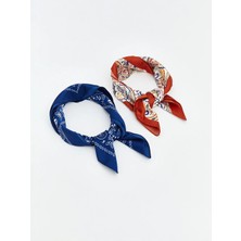 LC Waikiki Ekru Desenli Kadın Bandana