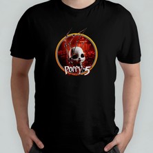 Pixxa Poppy Playtime Chapter 5 Unisex %100 Pamuklu Bisiklet Yaka T-Shirt Model 1