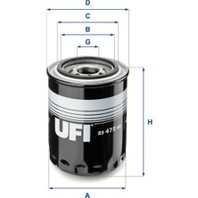 Ufi Depomix Yağ Filtresi H100 2.5 Tci-Starex 97- 2.5 Tdci - H1 01- 2.5 Crdi