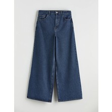 LC Waikiki Indigo Baggy Fit Kadın Jean Pantolon