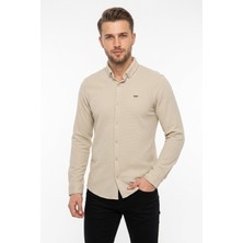Erkek Spor Slim Fitt Uzun Kol  Gömlek BGL-ST05440