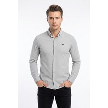Erkek Spor Slim Fitt Uzun Kol  Gömlek BGL-ST05439