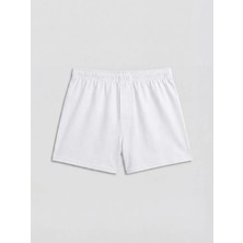 LC Waikiki Beyaz Regular Fit Pamuklu Erkek Boxer 3'lü