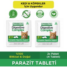 Oprobiotic Kedi ve Köpek Parazit Tableti 2 Paket (4 Adet)