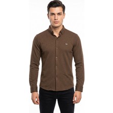 Erkek Spor Slim Fitt Uzun Kol  Gömlek BGL-ST05439