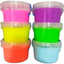 Maison Vyona Slime Oyun Jeli Yuvarlak Kutu Slime Eğitici Oyun Seti 6'lı Set 170 gr