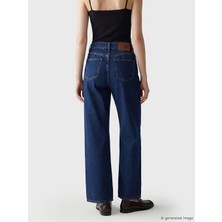 LC Waikiki Lacivert Wideleg Kadın Jean Pantolon