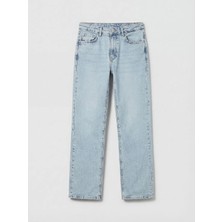 LC Waikiki Indigo Normal Bel Straight Fit Kadın Jean Pantolon