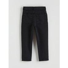 LC Waikiki Siyah Regular Fit Erkek Çocuk Jean Pantolon