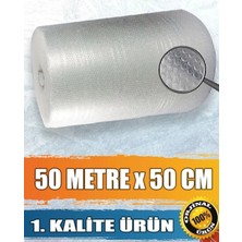 Maison Vyona Balonlu Naylon 50 cm x 50 Metre Ambalaj Taşınma Naylonu Patpat Pıtpıt