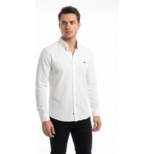 Erkek Spor Slim Fitt Uzun Kol  Gömlek BGL-ST05440