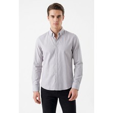 Erkek Spor Slim Fitt Uzun Kol  Gömlek BGL-ST05441