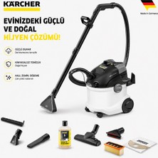 Karcher Kärcher Halı ve Koltuk Yıkama Makinesi Çift Tanklı Püskürtmeli Derinlemesine Temizlik Sağlayan Signature Line Özel Üretim Yüksek Emiş Güçlü Set