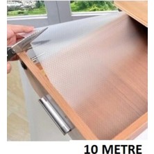 Maison Vyona 45 cm x 10 Metre Kaymaz Dolap Içi Çekmece Raf Örtüsü Kaydırmaz Örtü