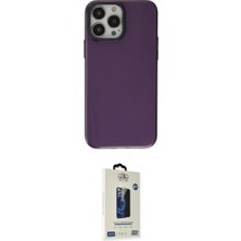 Cepte Najmaddin Apple Uyumlu iPhone 13 Pro Max Kılıf Zirve Doku Koleksiyonu Ikili Koruma Seti 20-