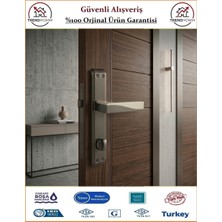 Sofuoğlu Derya Aynalı Kapı Kolu - Antrasit Saten - Orjinal Ürün - Wc Banyo - SOL