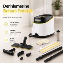 Karcher Buharlı Temizleyici Yer Silme Mop Makinesi Yüksek Basınçlı Buharlı Vileda Dezenfektan Fayans Derz Temizleme Makinası Sc 3 Deluxe
