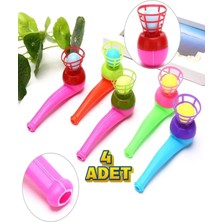 Maison Vyona 4'lü Set Oyuncak Saksafon Popit Pipet Top Üfleme Oyunu Eğitici Oyuncak