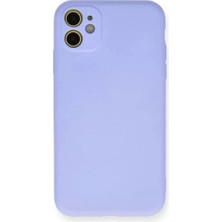 Durukar®   iPhone 11 Kılıf Nano Içi Kadife Silikon - Lila